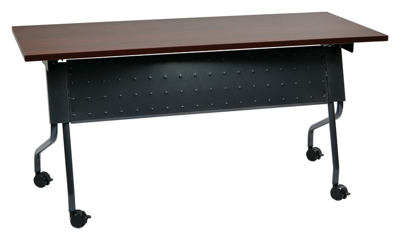 Office Star 5' Titanium Frame With Mahogany Top - Multipurpose Table