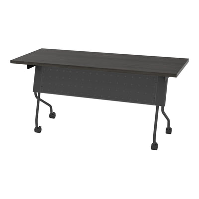 Office Star 5' Titanium Frame With Slate Grey Top - Multipurpose Table in Titanium/Slate Grey