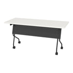 Office Star 5' Titanium Frame With White Top - Multipurpose Table