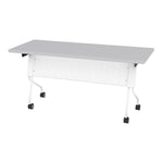 Office Star 5' White Frame With Grey Top - Multipurpose Table
