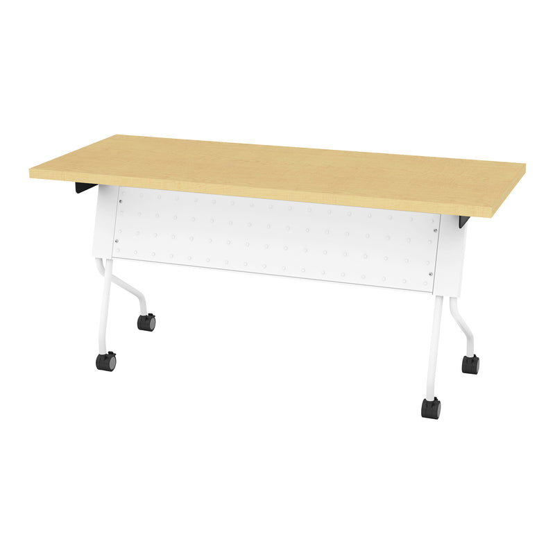 Office Star 5' White Frame With Maple Top - Multipurpose Table