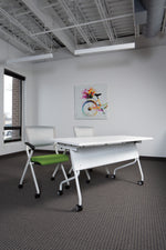 Office Star 5' White Frame With White Top - Multipurpose Table