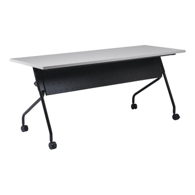 Office Star 6' Black Frame With Grey Top - Multipurpose Table