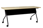 Office Star 6' Black Frame With Maple Top - Multipurpose Table