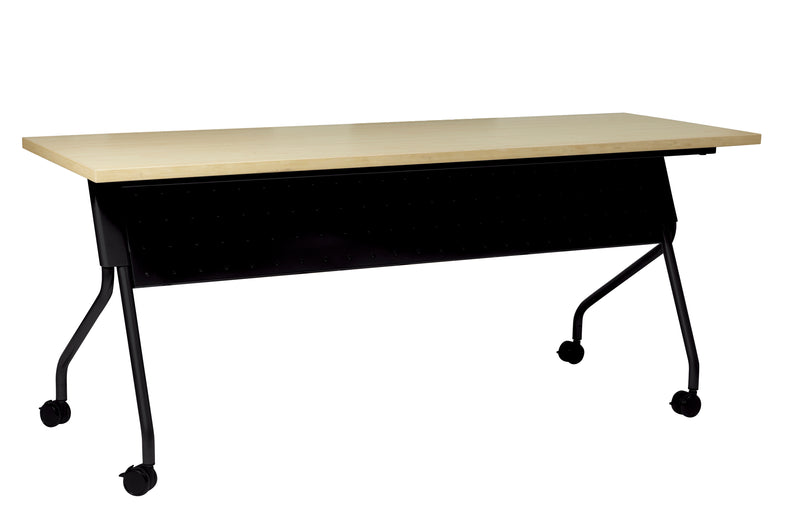 Office Star 6' Black Frame With Maple Top - Multipurpose Table