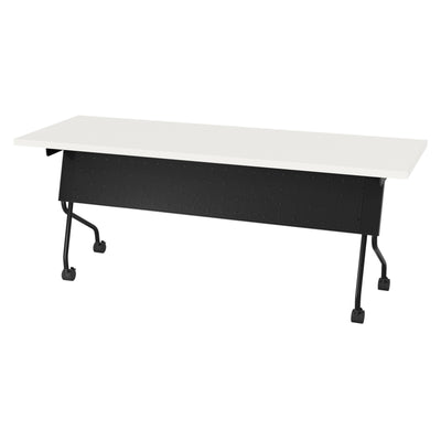 Office Star 6' Black Frame With White Top - Multipurpose Table