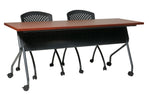 Office Star 6' Titanium Frame With Cherry Top - Multipurpose Table