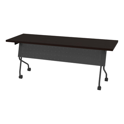 Office Star 6' Titanium Frame With Espresso Top - Multipurpose Table