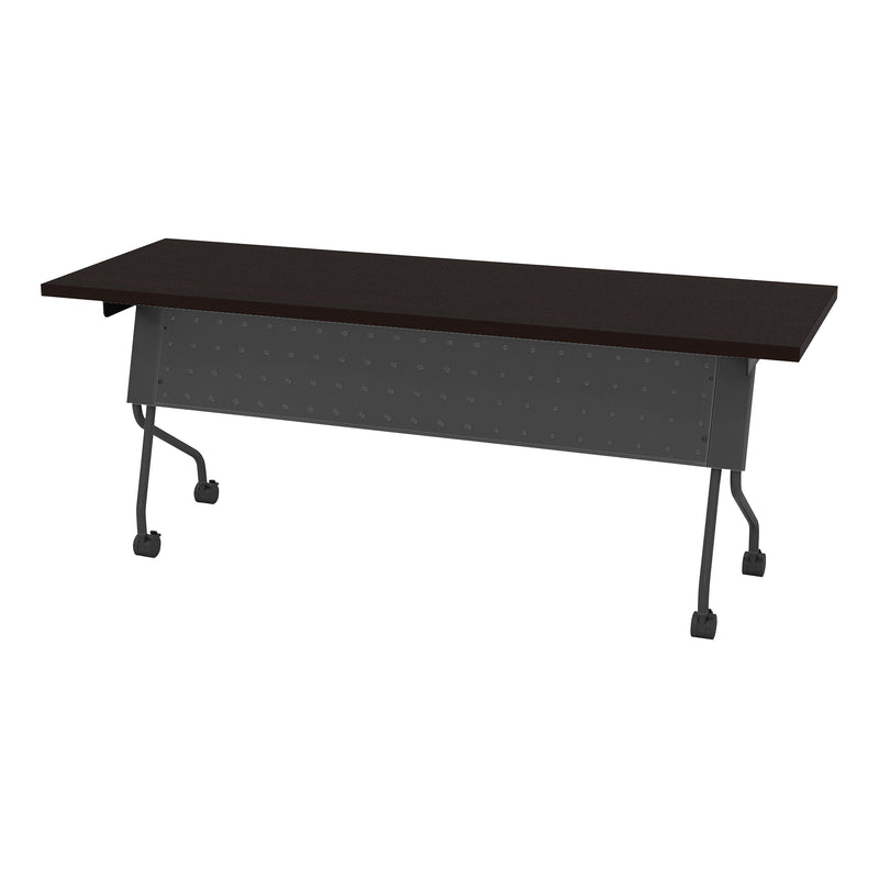 Office Star 6' Titanium Frame With Espresso Top - Multipurpose Table