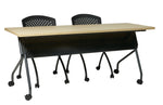 Office Star 6' Titanium Frame With Maple Top - Multipurpose Table