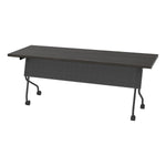 Office Star 6' Titanium Frame With Slate Grey Top - Multipurpose Table in Titanium/Slate Grey