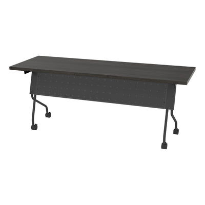 Office Star 6' Titanium Frame With Slate Grey Top - Multipurpose Table in Titanium/Slate Grey