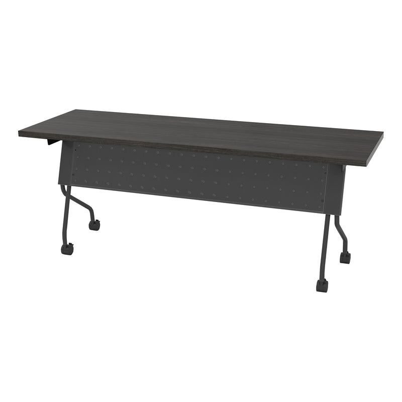 Office Star 6' Titanium Frame With Slate Grey Top - Multipurpose Table in Titanium/Slate Grey