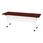 Office Star 6' White Frame With Cherry Top - Multipurpose Table