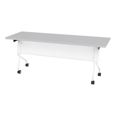 Office Star 6' White Frame With Grey Top - Multipurpose Table