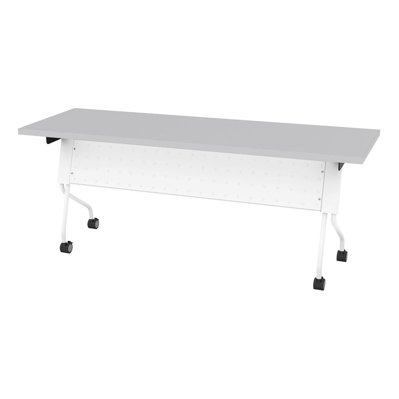 Office Star 6' White Frame With Grey Top - Multipurpose Table