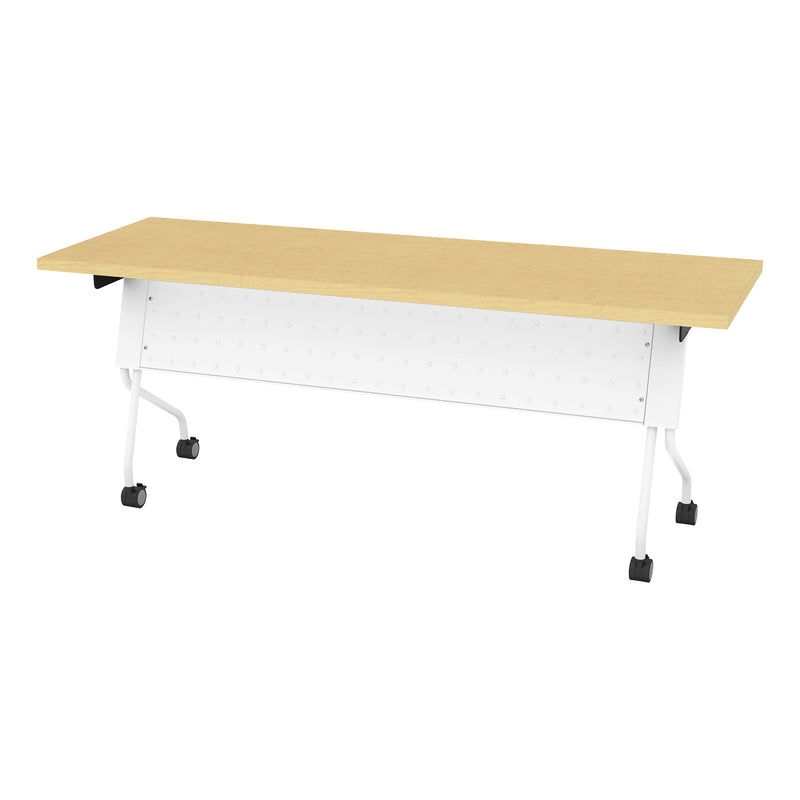 Office Star 6' White Frame With Maple Top - Multipurpose Table