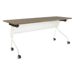 Office Star 6' White Frame With Urban Walnut Top - Multipurpose Table