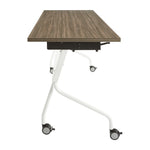 Office Star 6' White Frame With Urban Walnut Top - Multipurpose Table