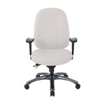 Multi-Function High Back Chair with Seat Slider and Titanium Finish Base