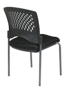 Titanium Finish Armless Visitors Ch