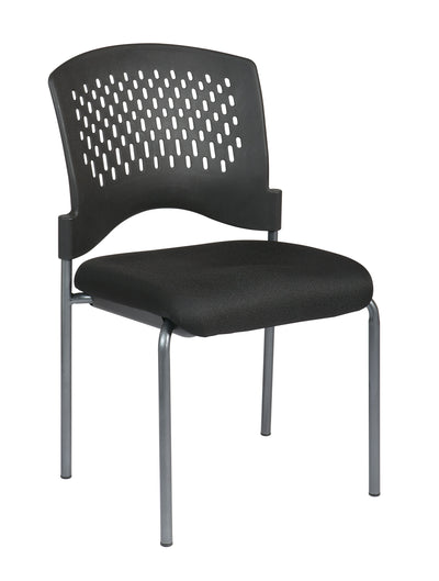 Titanium Finish Armless Visitors Ch