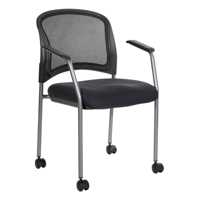 Titanium Finish Visitors Chair