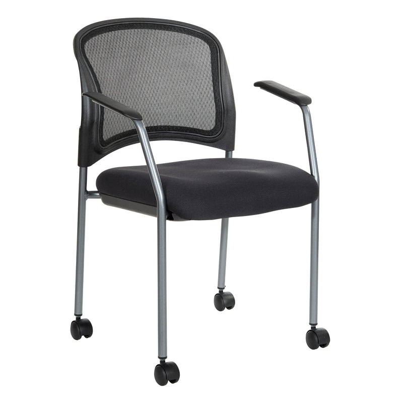 Titanium Finish Visitors Chair