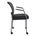 Titanium Finish Visitors Chair