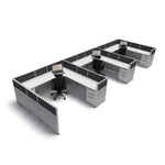 8'x8' x 41" SUNLINE Signature Office Cubicle System | 41" High Workstation with Customizable Colors