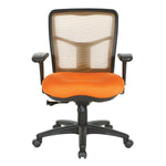 Orange Air Mist Mesh Back Chair