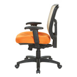 Orange Air Mist Mesh Back Chair