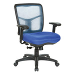 Blue Air Mist Mesh Back Chair