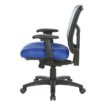 Blue Air Mist Mesh Back Chair