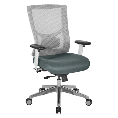 ProGrid® White Mesh Mid Back Chair