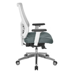 ProGrid® White Mesh Mid Back Chair