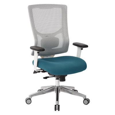 ProGrid® White Mesh Mid Back Chair