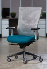 ProGrid® White Mesh Mid Back Chair