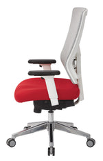 ProGrid® White Mesh Mid Back Chair