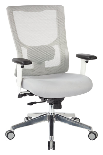 ProGrid® White Mesh Mid Back Chair