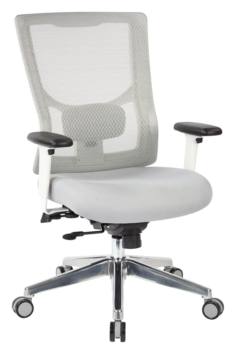 ProGrid® White Mesh Mid Back Chair
