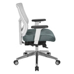 ProGrid® White Mesh Mid Back Chair