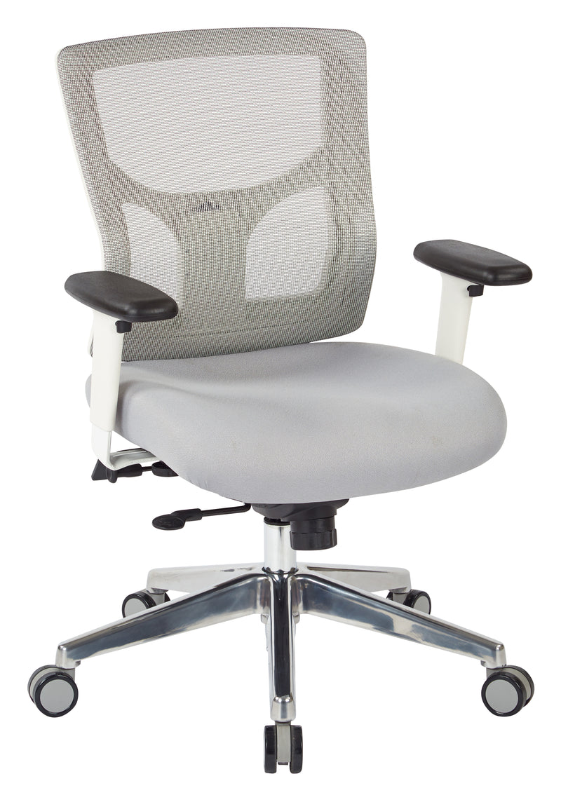 ProGrid® White Mesh Mid Back Chair