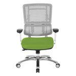 White Vertical Mesh Chair