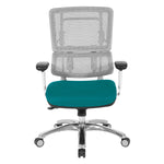 White Vertical Mesh Chair