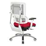 White Vertical Mesh Chair