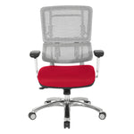 White Vertical Mesh Chair