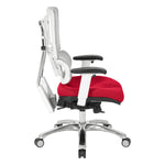 White Vertical Mesh Chair
