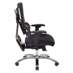 Vertical Black Mesh Back Chair