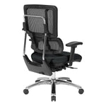 Vertical Black Mesh Back Chair